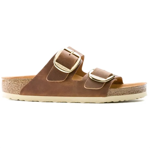 BIRKENSTOCK AIRIZONA STORT SPÄNNE SANDALKOGNAC MED Smal passform